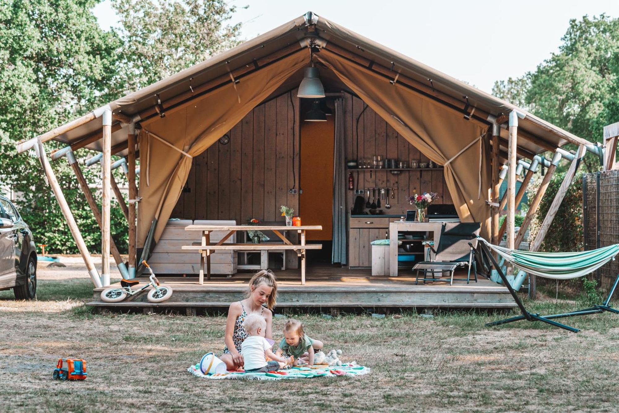 Glamping Holten Luxe Safaritent 2 Экстерьер фото